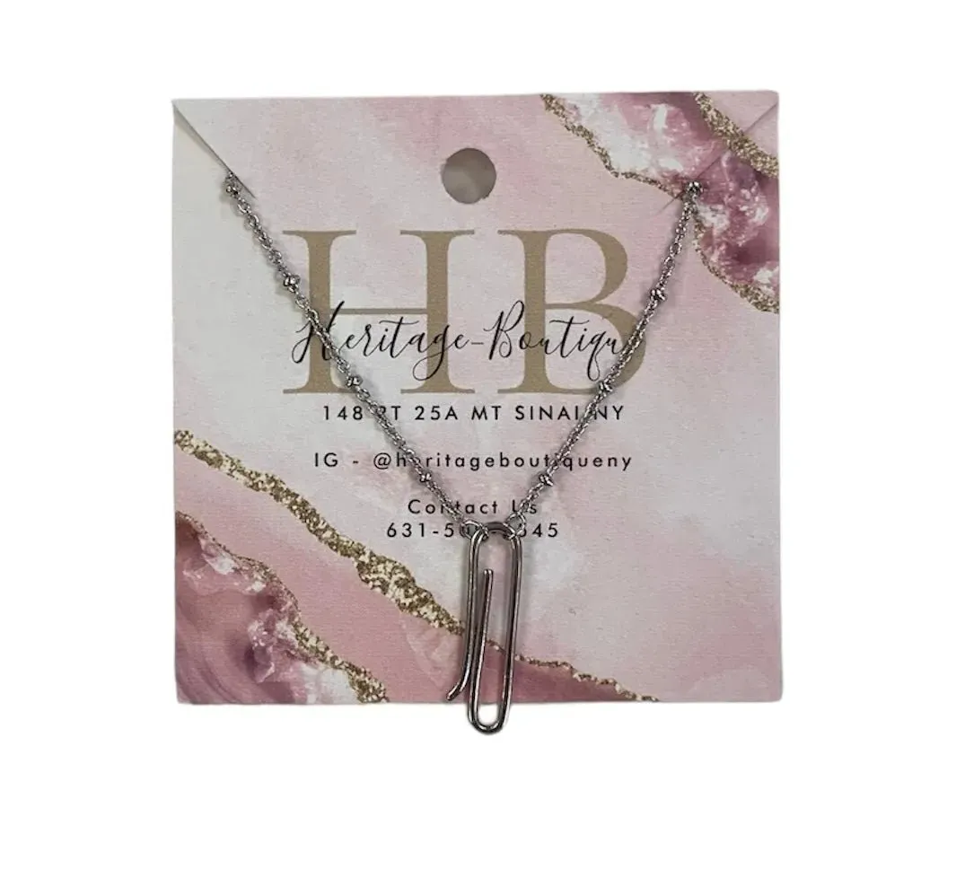 Paperclip Necklace