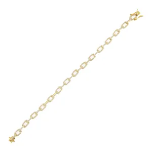 Pavé Box Link Bracelet