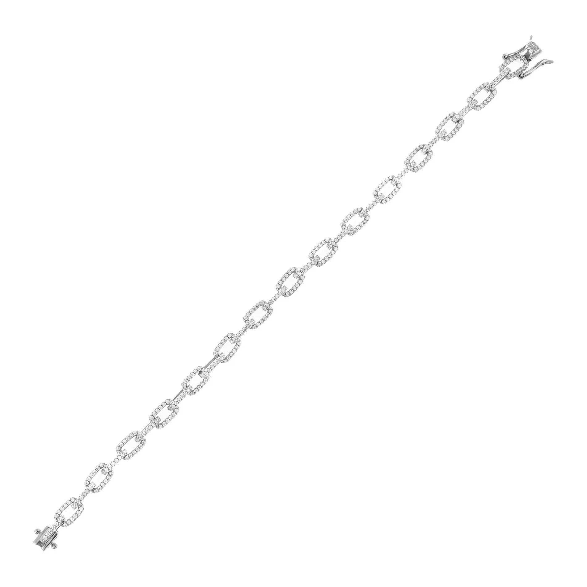Pavé Box Link Bracelet