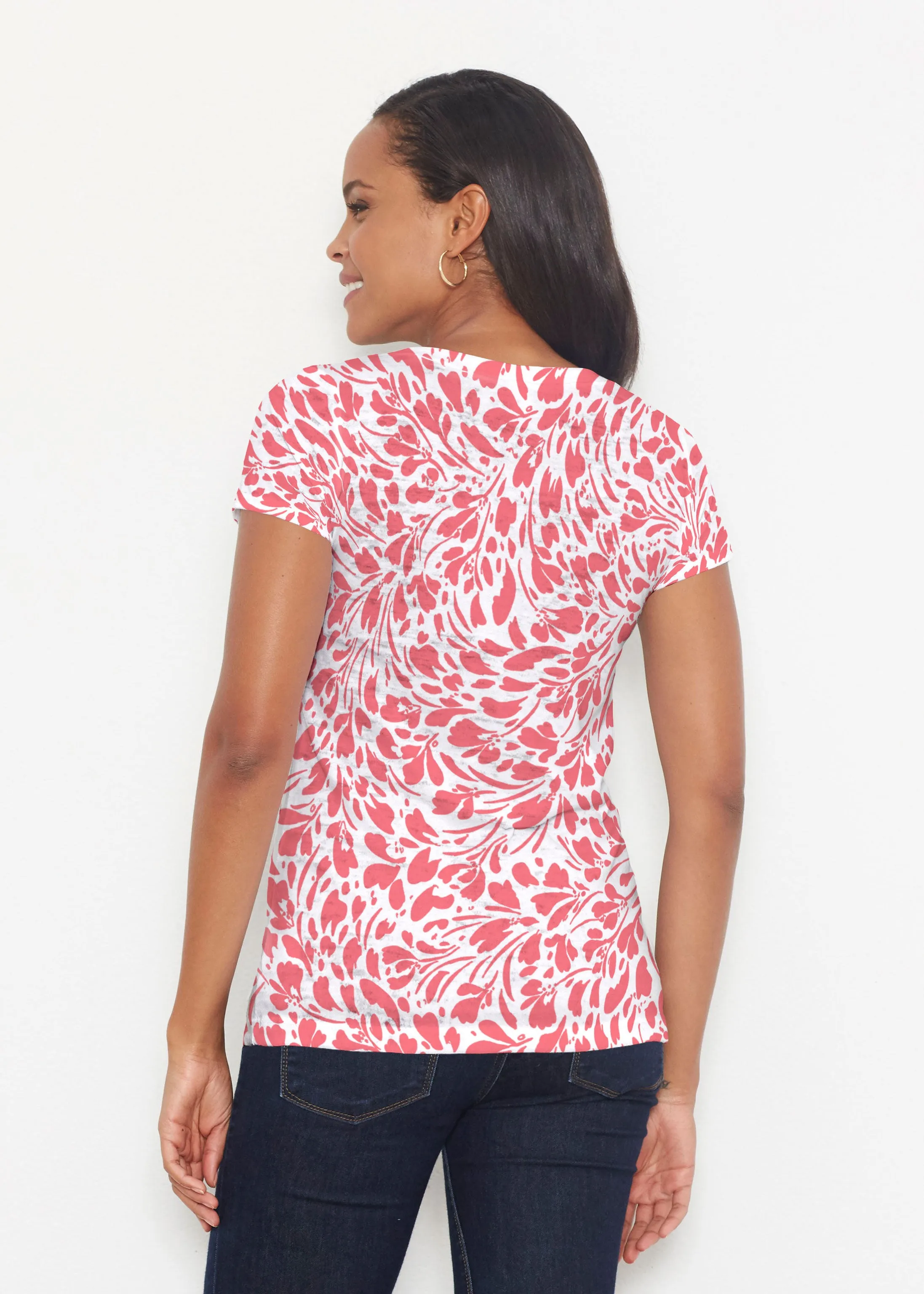 Pebble Dots Fourth (8008) ~ Short Sleeve Scoop Shirt