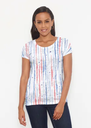 Pebble Dots Fourth (8008) ~ Short Sleeve Scoop Shirt