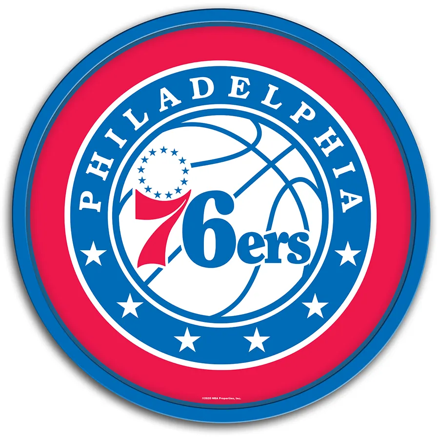 Philadelphia 76ers: Modern Disc Wall Sign