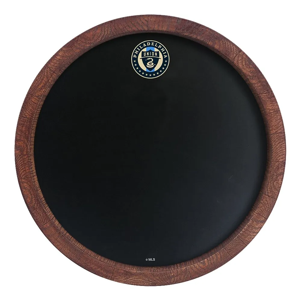 Philadelphia Union: Chalkboard "Faux" Barrel Top Sign