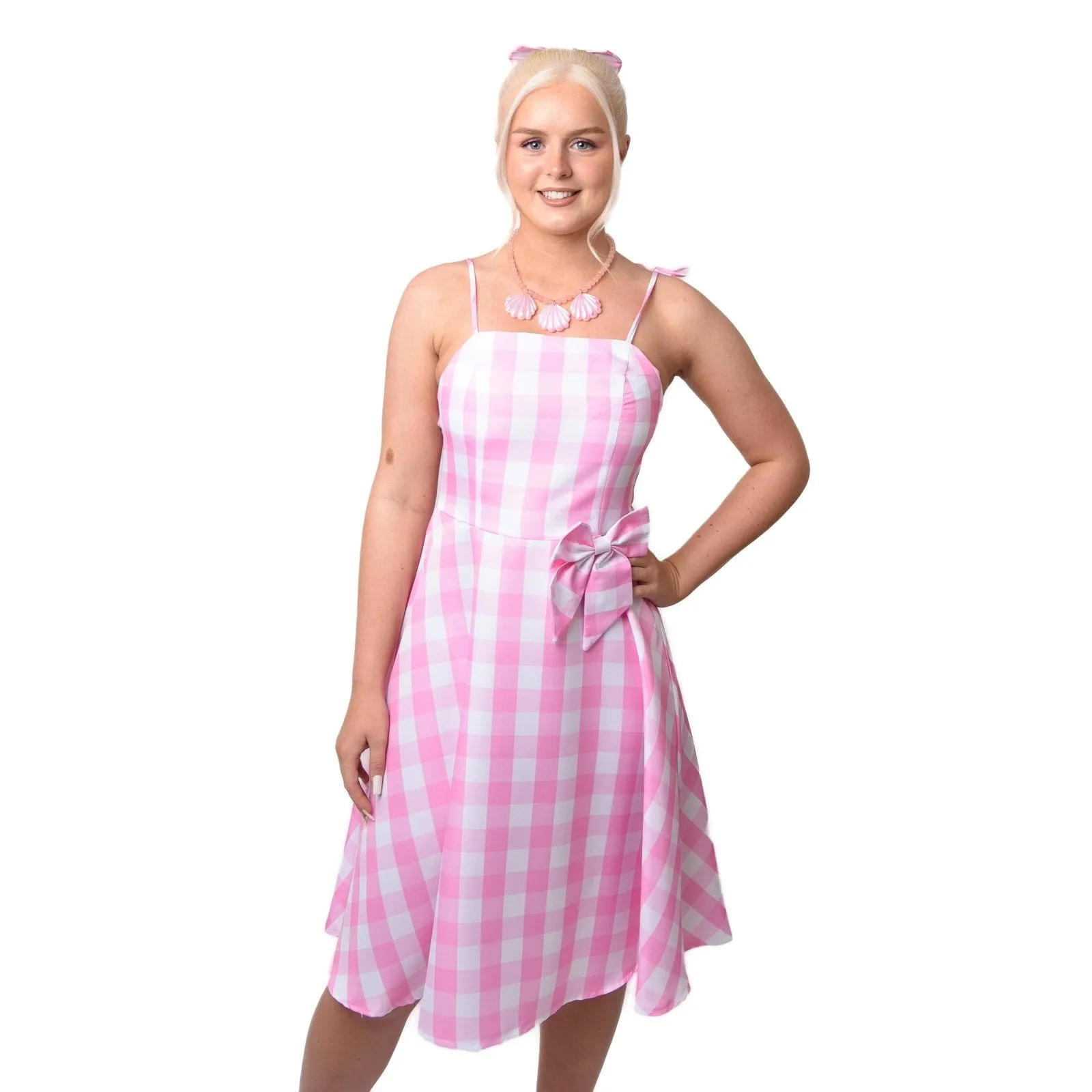Pink Fashion Doll Summer Women Dress