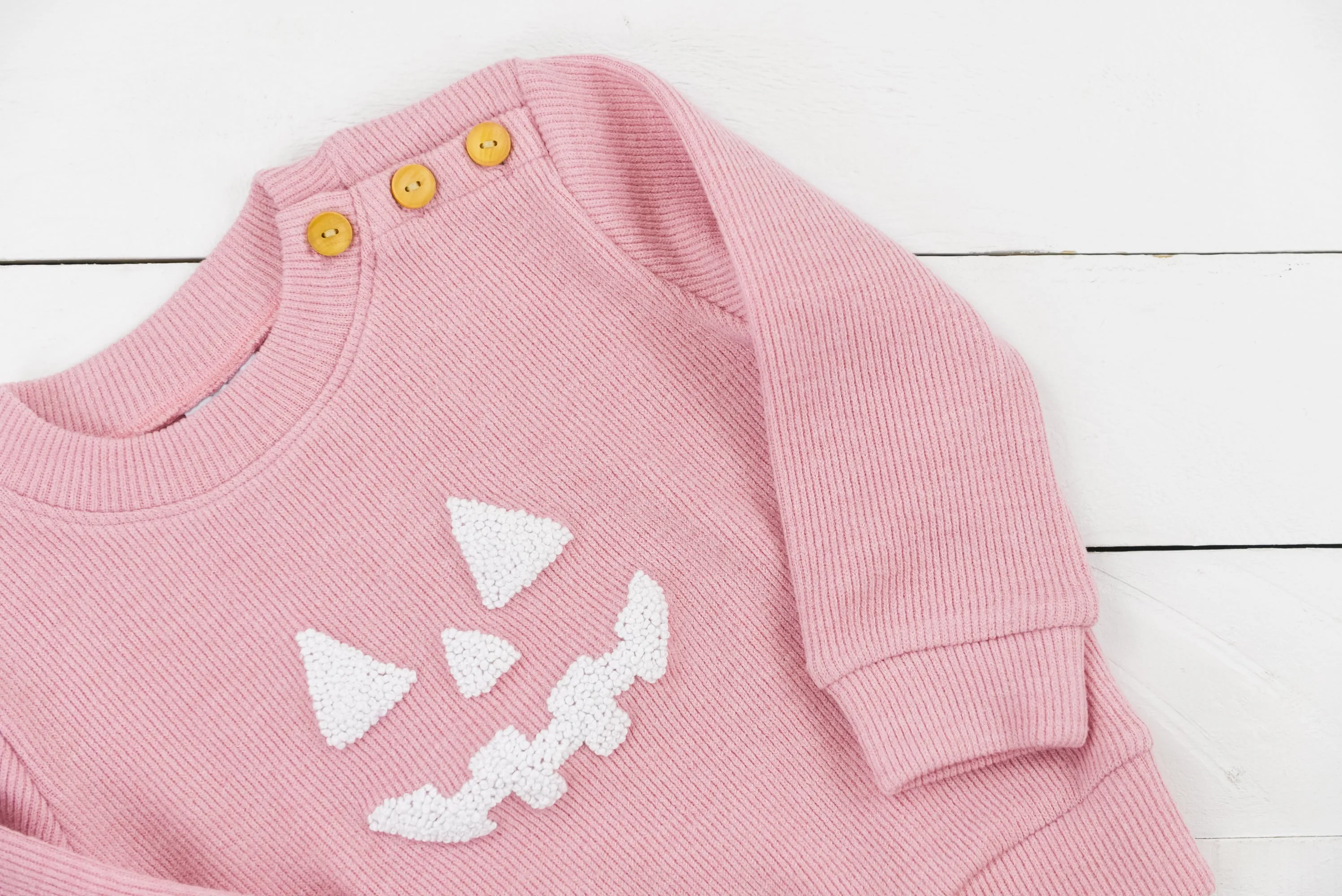 Pink Jack-O-Lantern Sweater