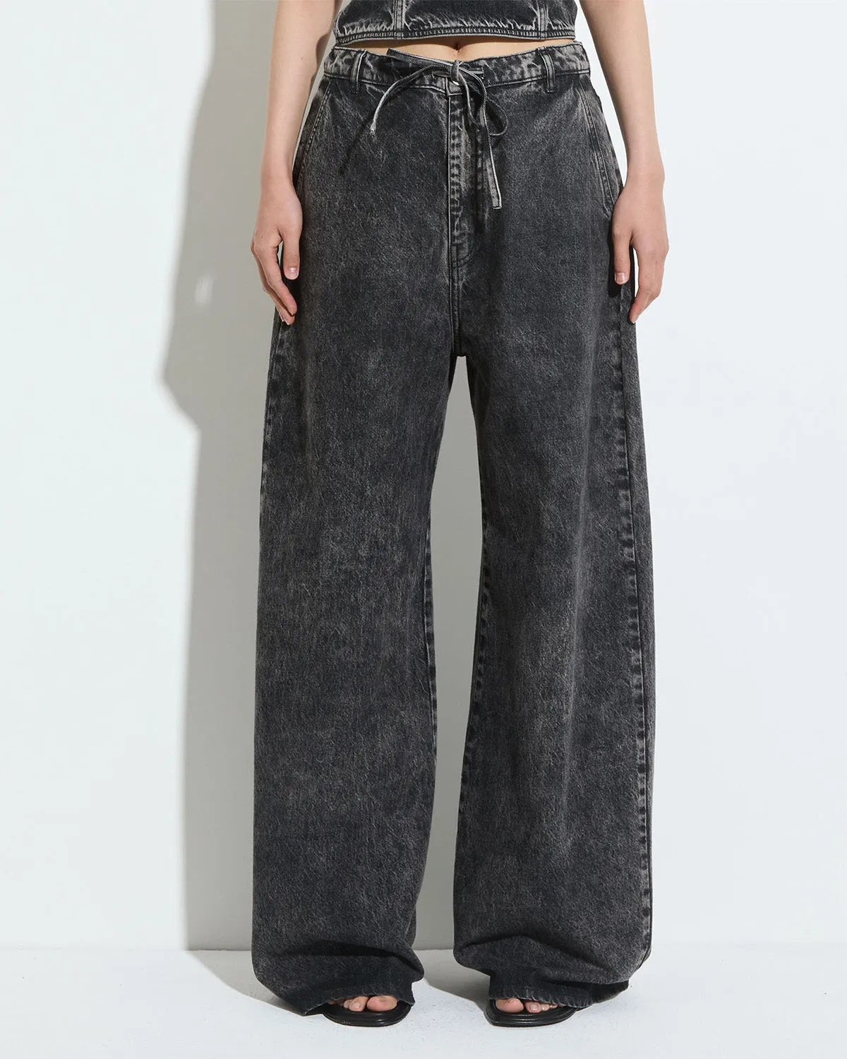 Piro Denim Black Bleach