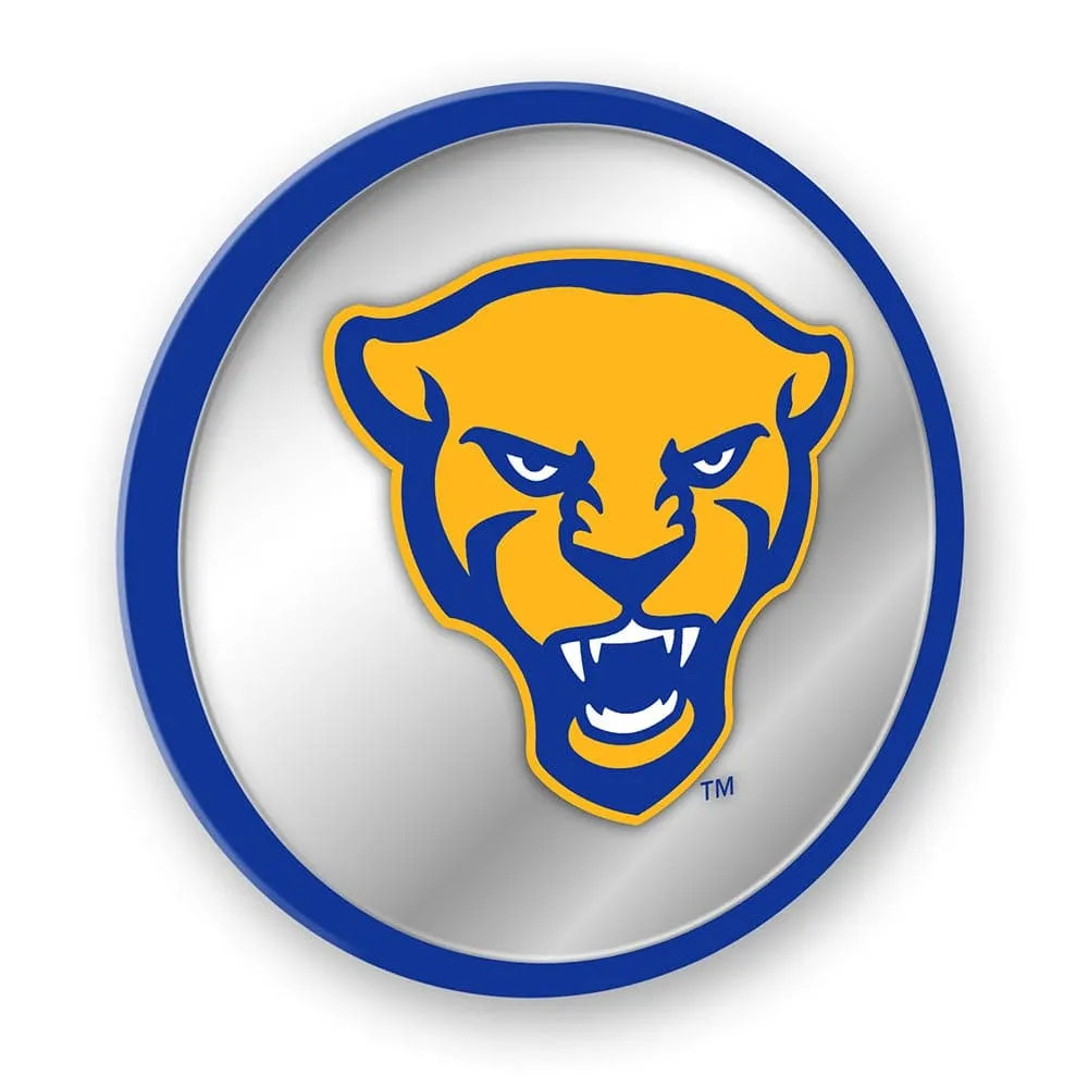 Pitt Panthers: Mascot - Modern Disc Mirrored Wall Sign