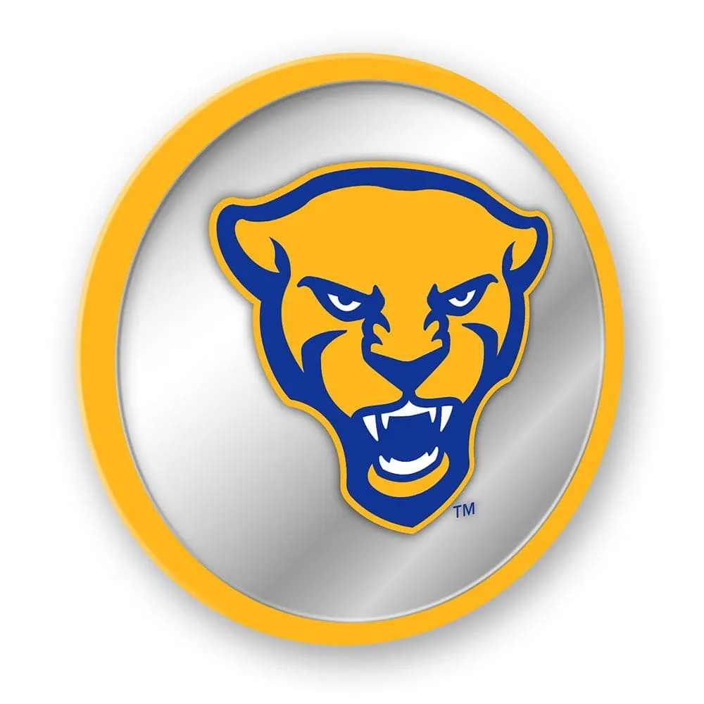 Pitt Panthers: Mascot - Modern Disc Mirrored Wall Sign