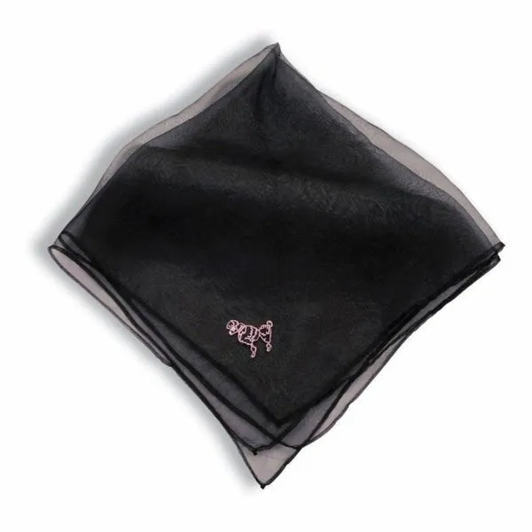 Poodle Scarf Black