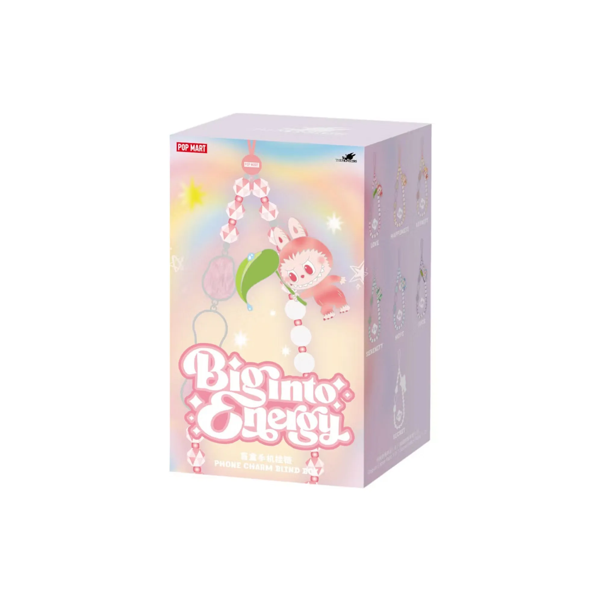 POP MART Labubu The Monsters Big into Energy Series Phone Charm Sealed Case (6 Blind Boxes)