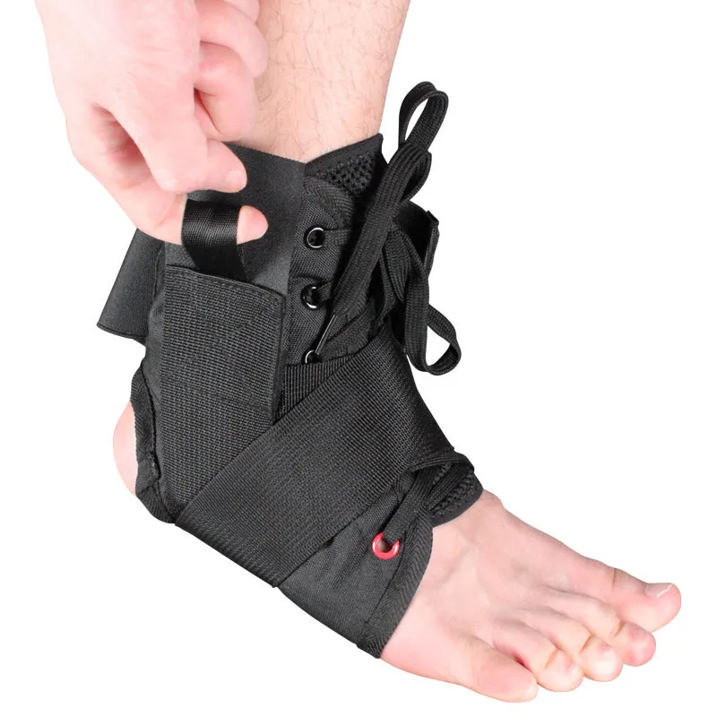 Premium Adjustable Compression Ankle Support Brace for Men & Women - Strong Sports Protection for Injury Recovery and Enhanced Stability