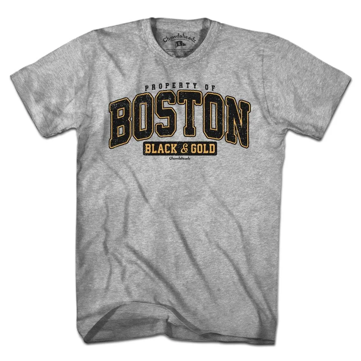 Property of Boston Black & Gold T-Shirt