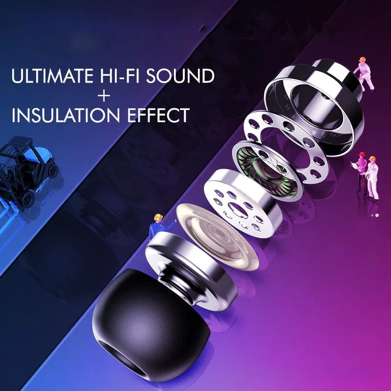 pTron Avento Plus Bluetooth 5.0 Magnetic Stereo Headphones for All Smartphones - (Grey/Black)