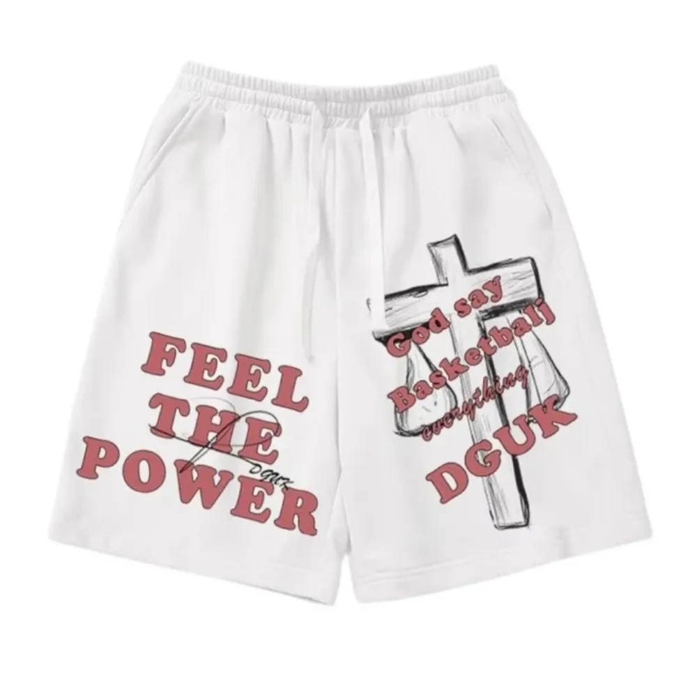 "High Street Cross Letter" Shorts