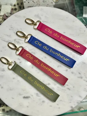 "Key to Happiness" key ring