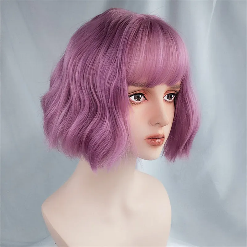 "PURPLE FASHION" SHORT WIG S040101