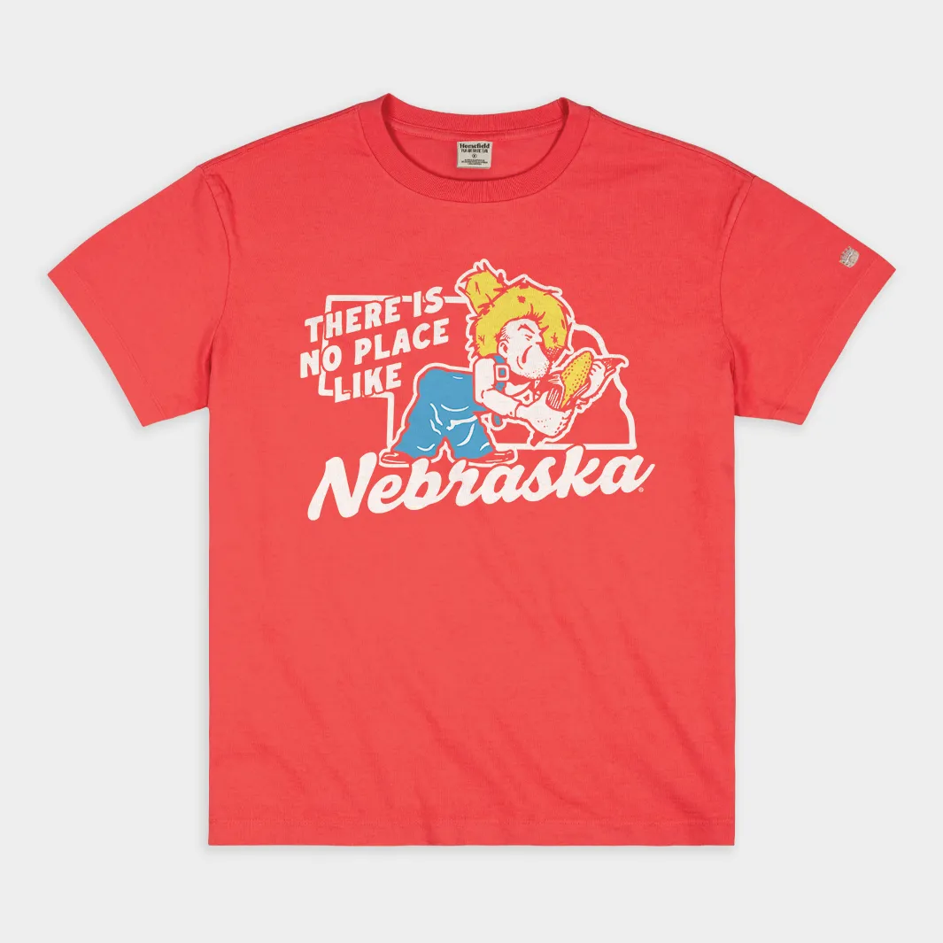 "There is No Place Like Nebraska" Vintage Heavyweight Tee