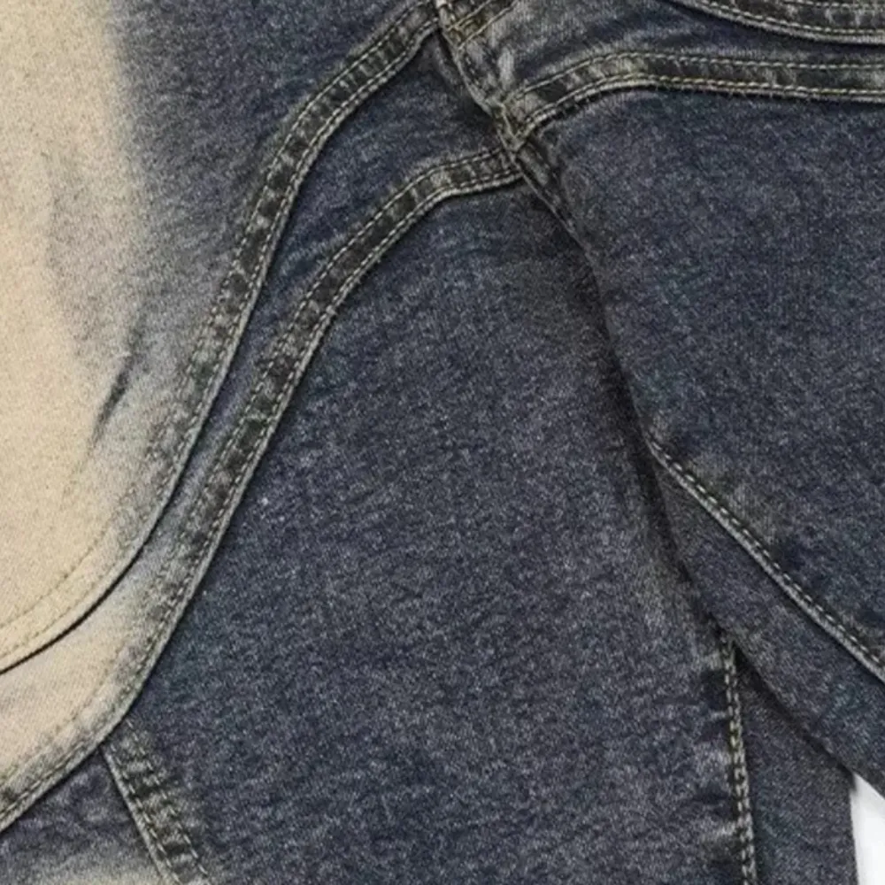 "Vintage Irregular Tie-dye" Jeans