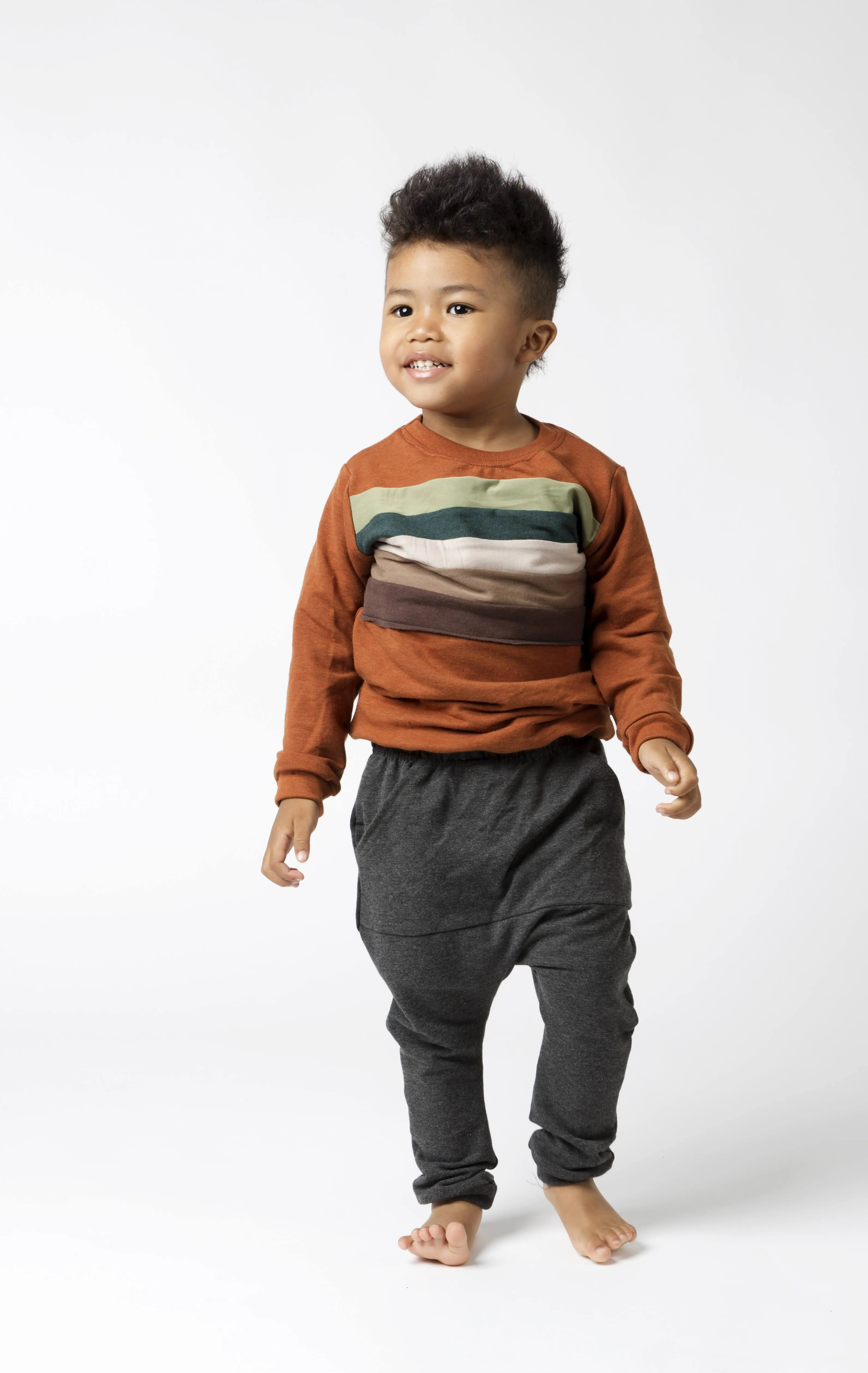 Rainbow Chest Sweatshirt - Various Colors