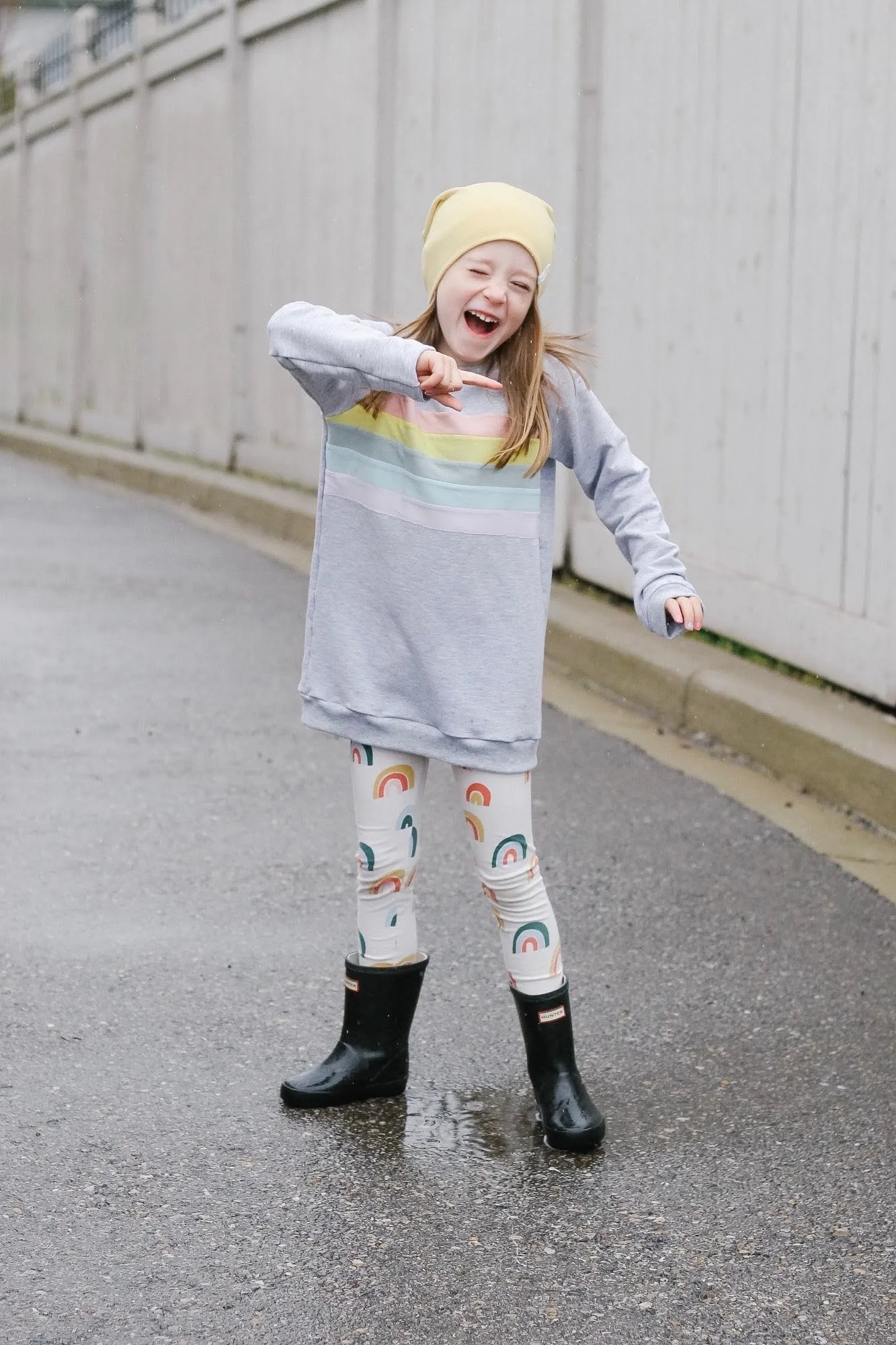 Rainbow Chest Sweatshirt - Various Colors