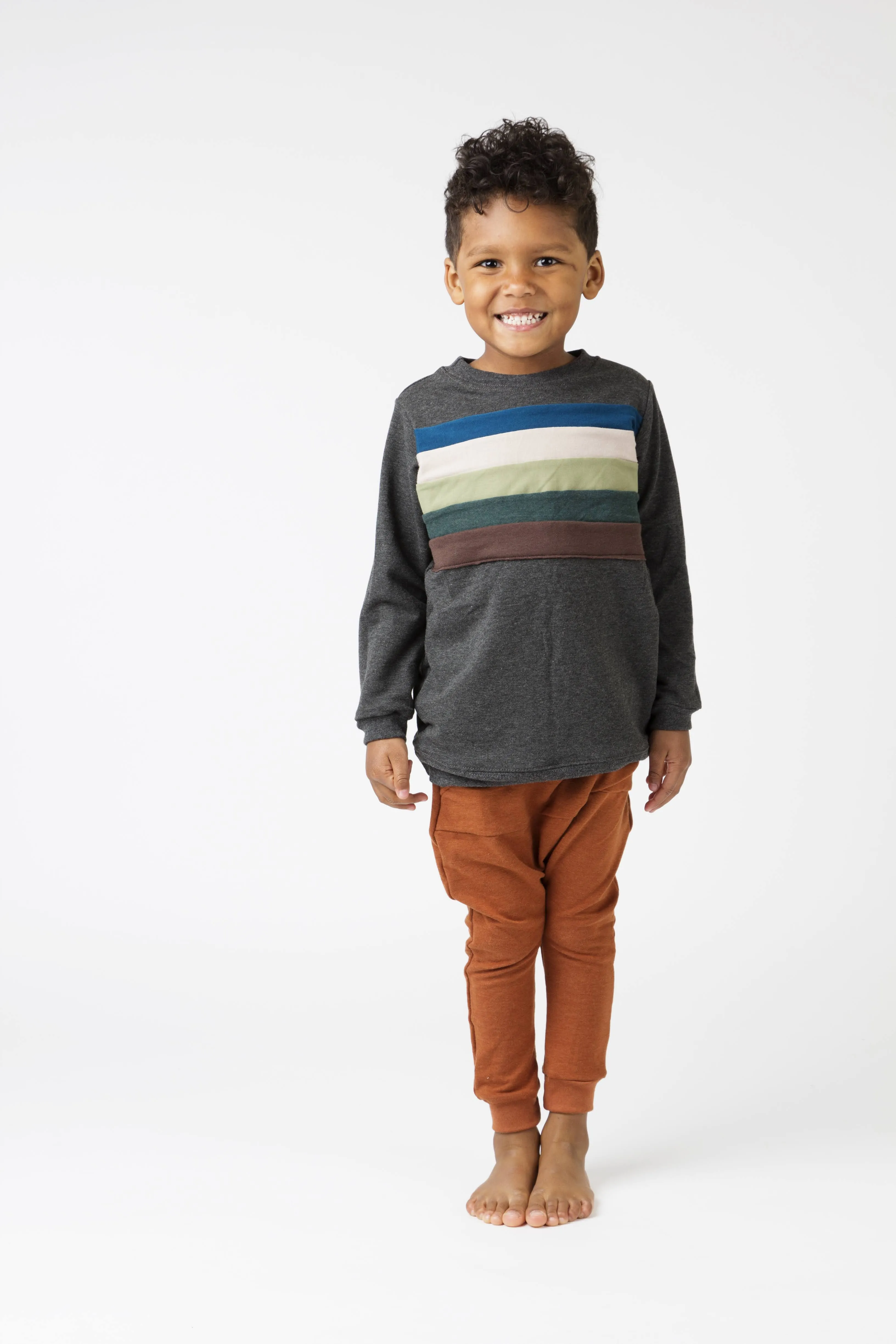 Rainbow Chest Sweatshirt - Various Colors