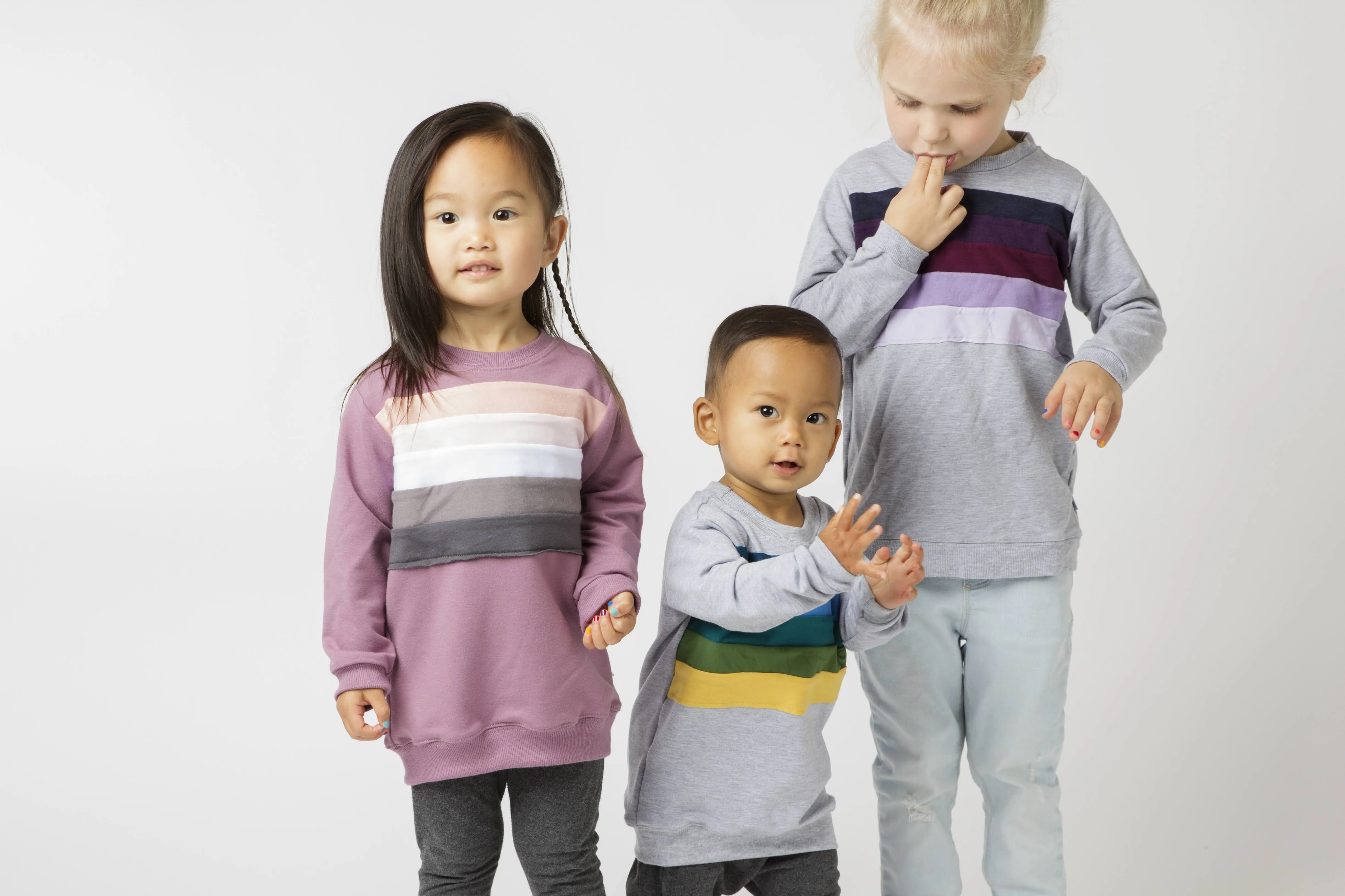 Rainbow Chest Sweatshirt - Various Colors