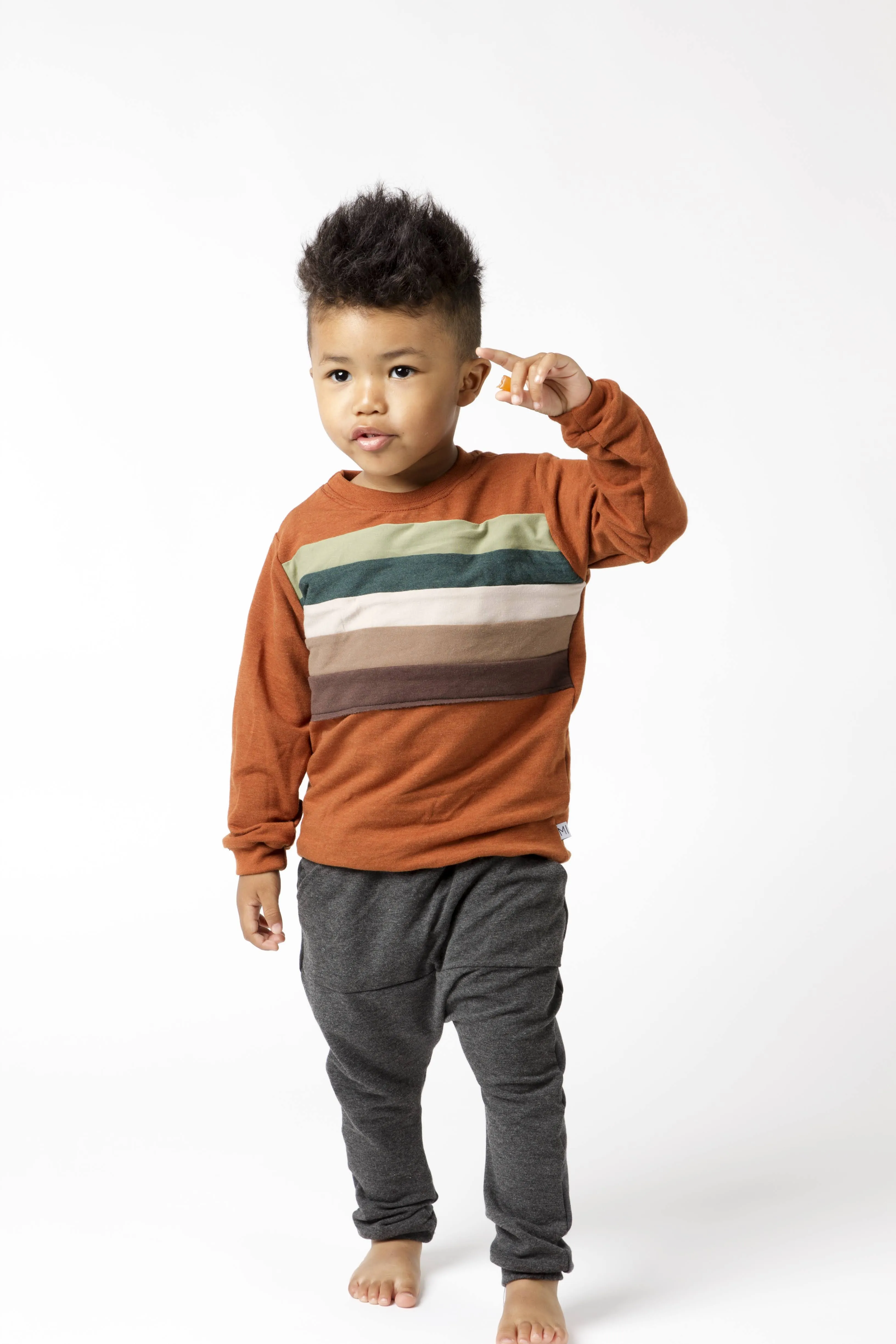 Rainbow Chest Sweatshirt - Various Colors