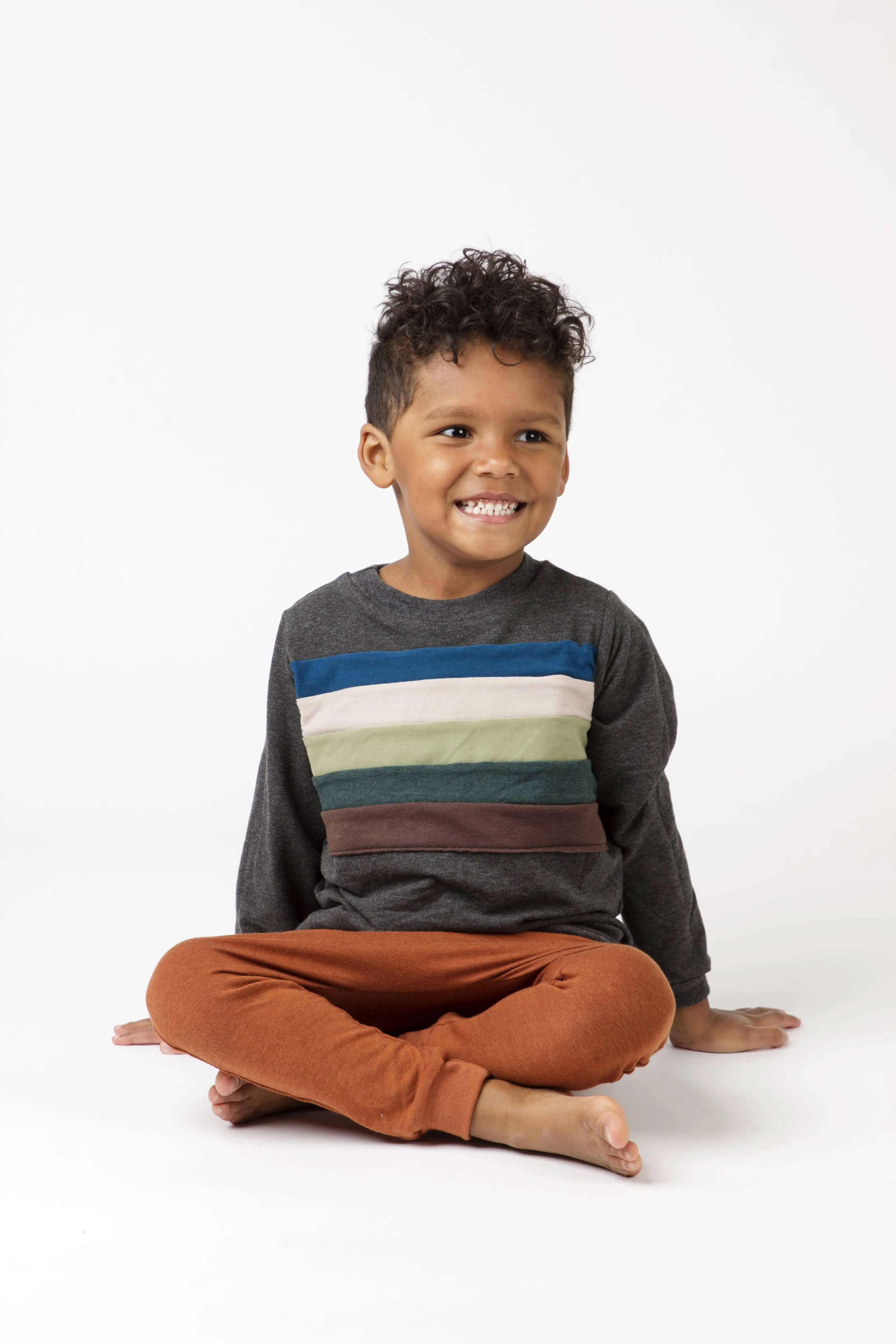 Rainbow Chest Sweatshirt - Various Colors