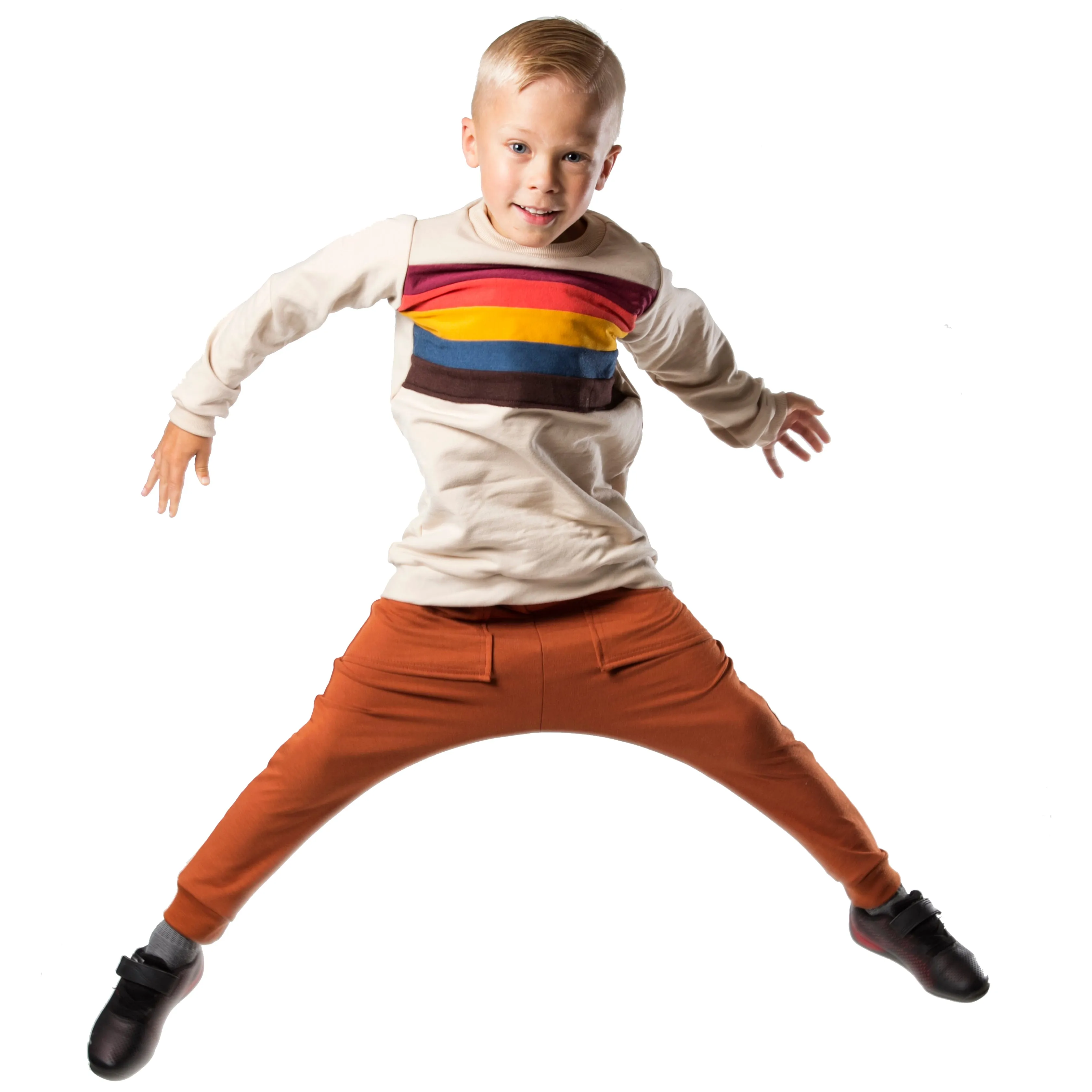 Rainbow Chest Sweatshirt - Various Colors