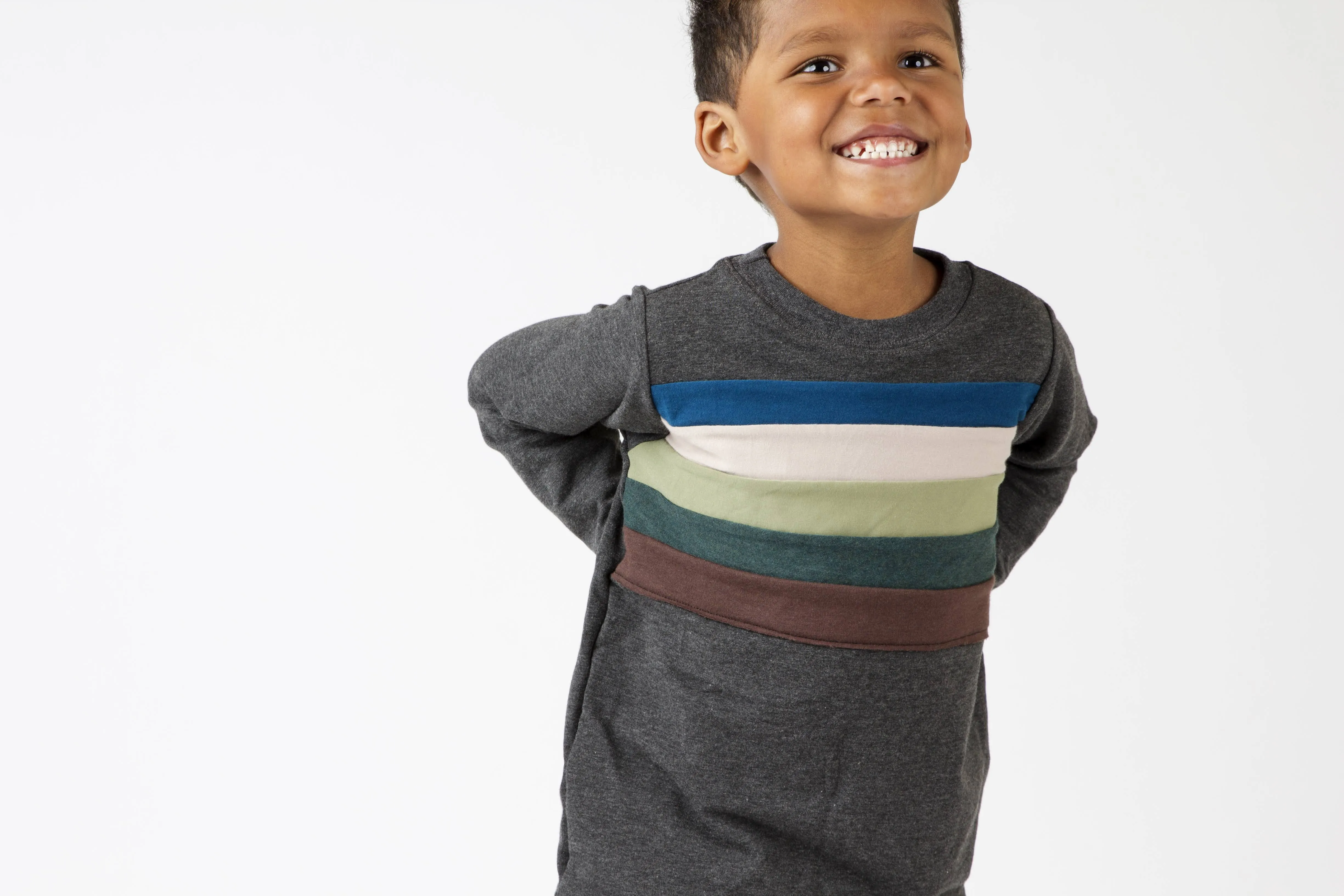 Rainbow Chest Sweatshirt - Various Colors