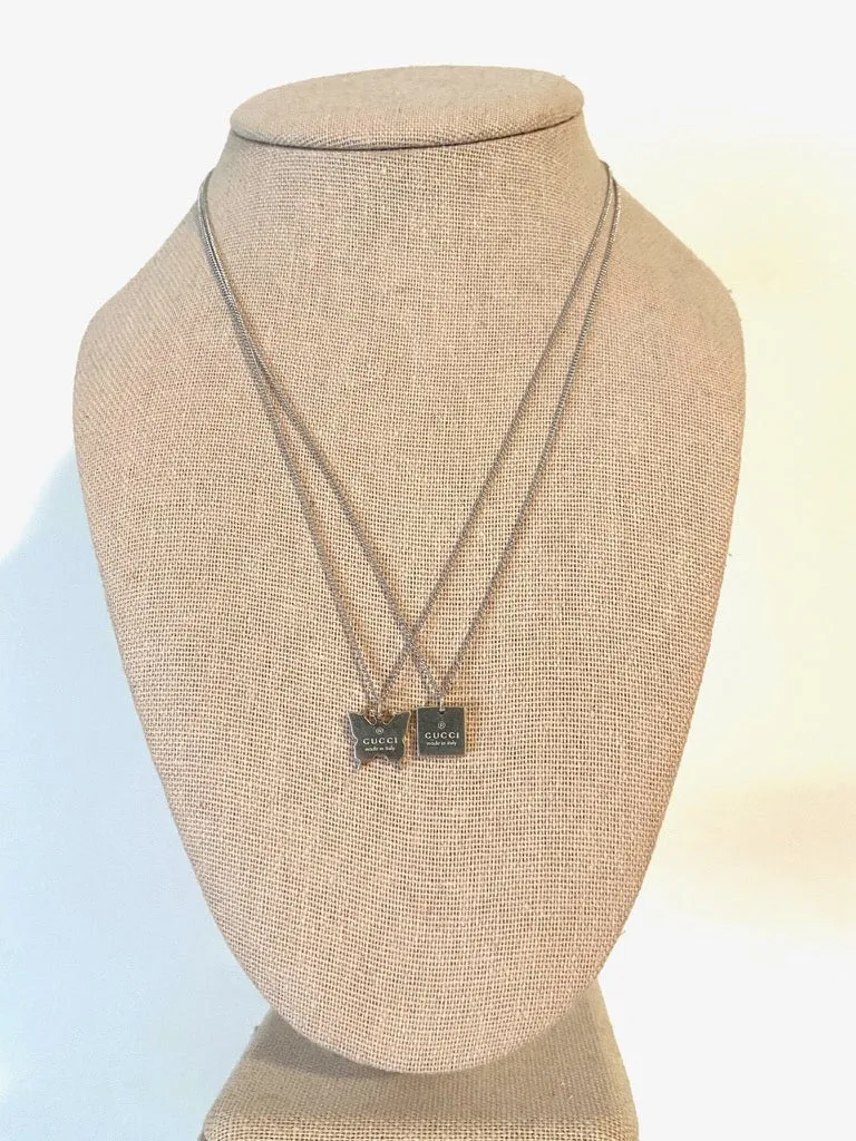 Repurposed Gucci Square Necklace