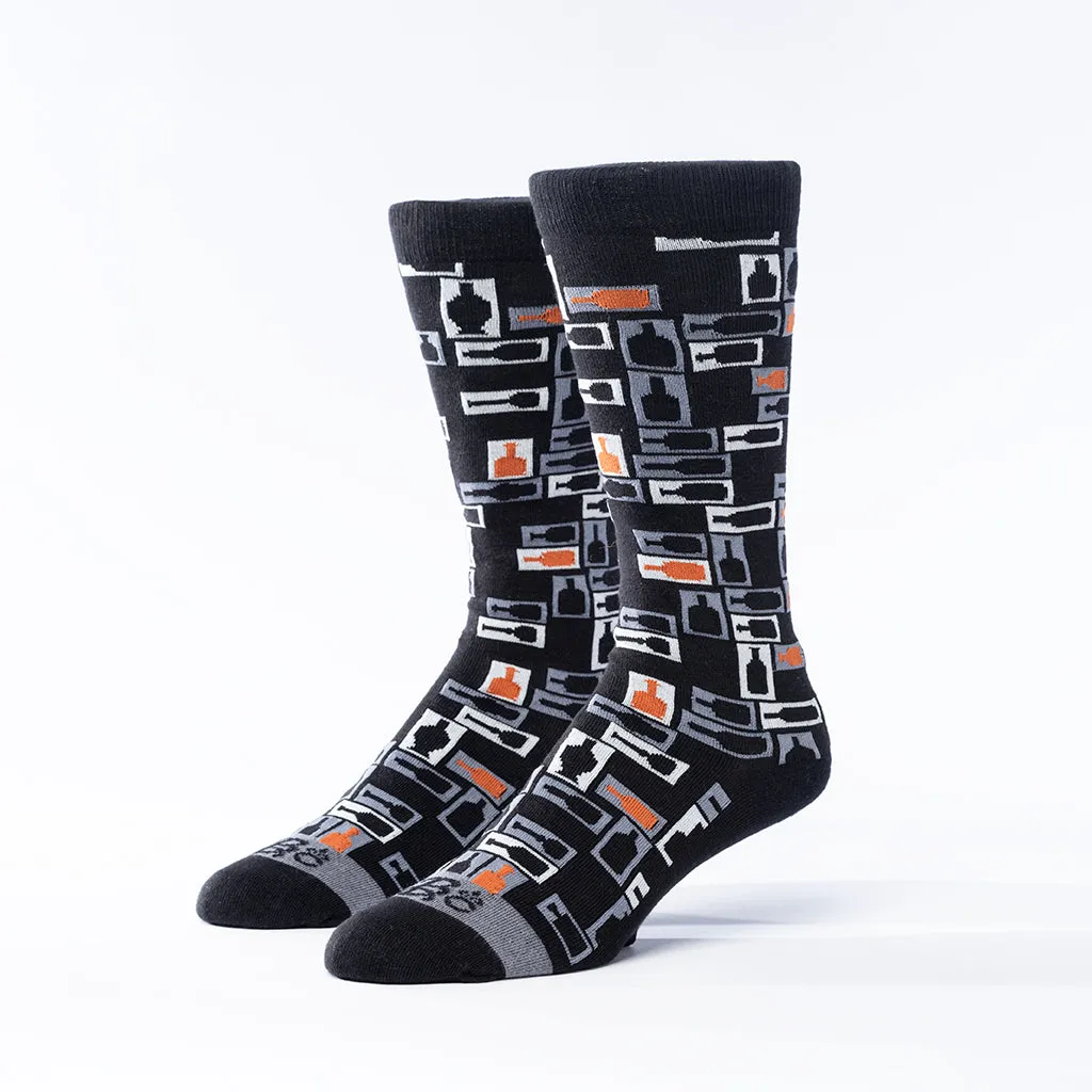 Retro Bourbon© Socks | 3-pack | Black   Copper