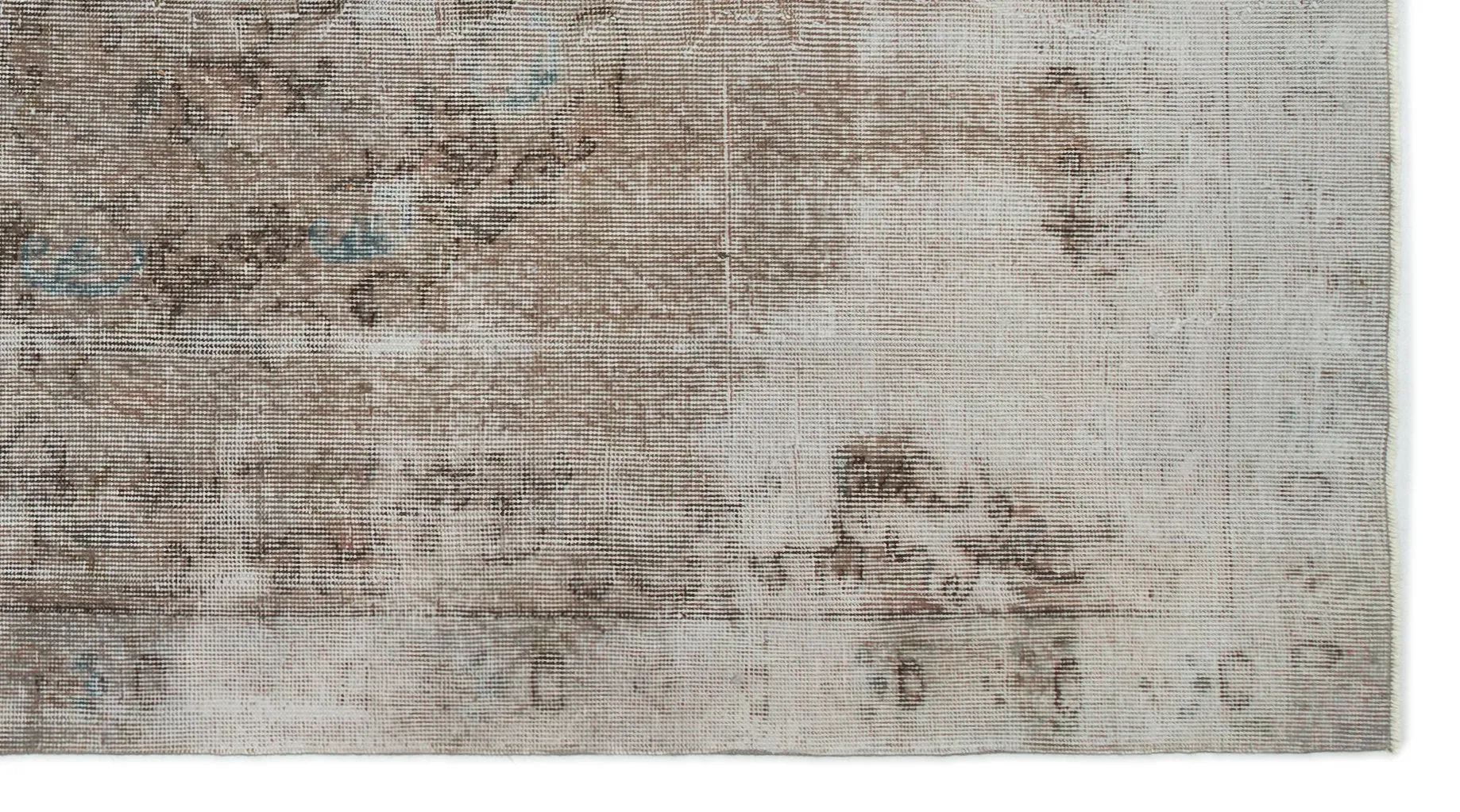 Retro Design Naturel Over Dyed Vintage Rug 4'8'' x 8'6'' ft 141 x 260 cm