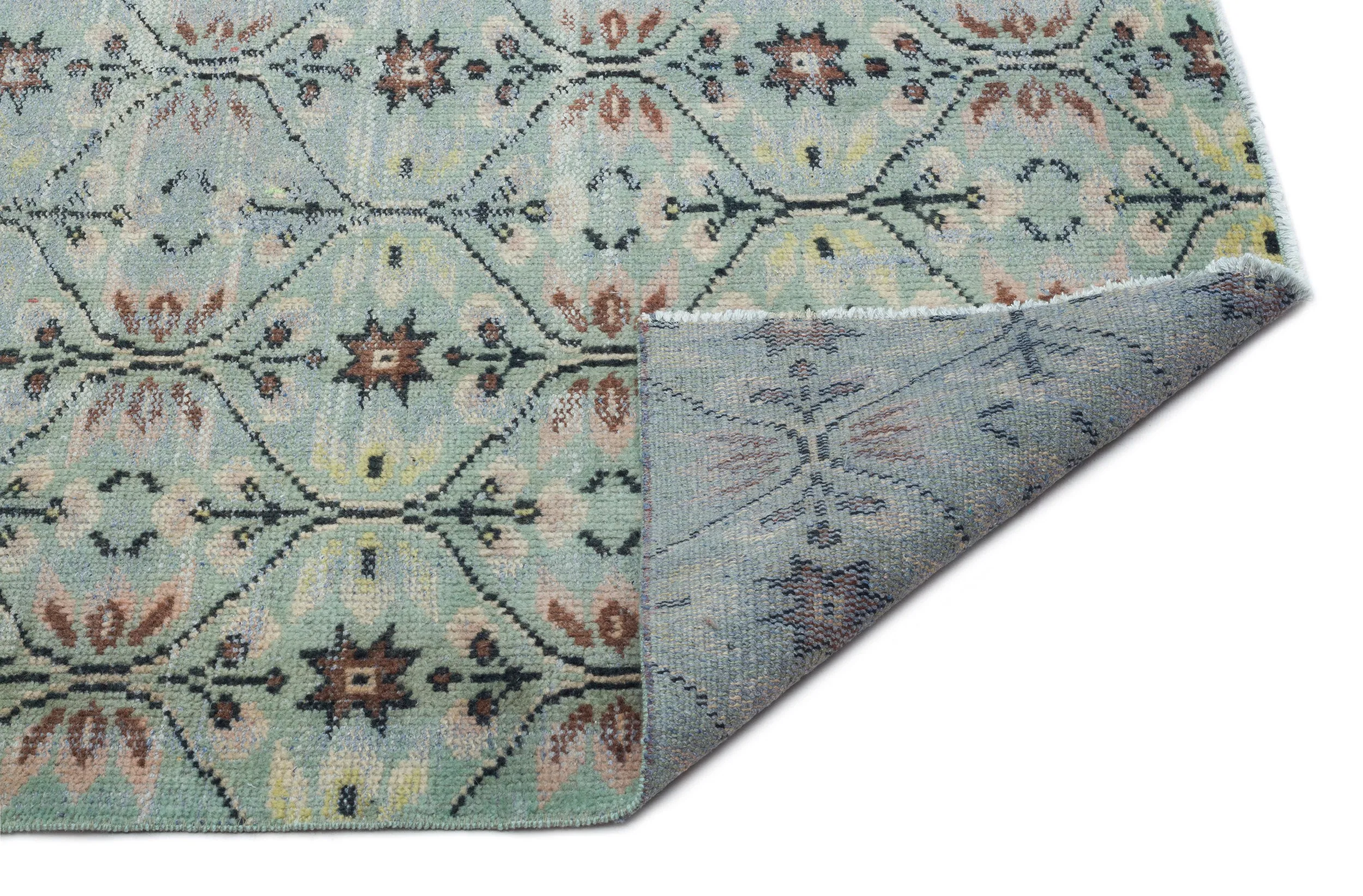 Retro Design Naturel Over Dyed Vintage Rug 6'0'' x 9'5'' ft 184 x 288 cm