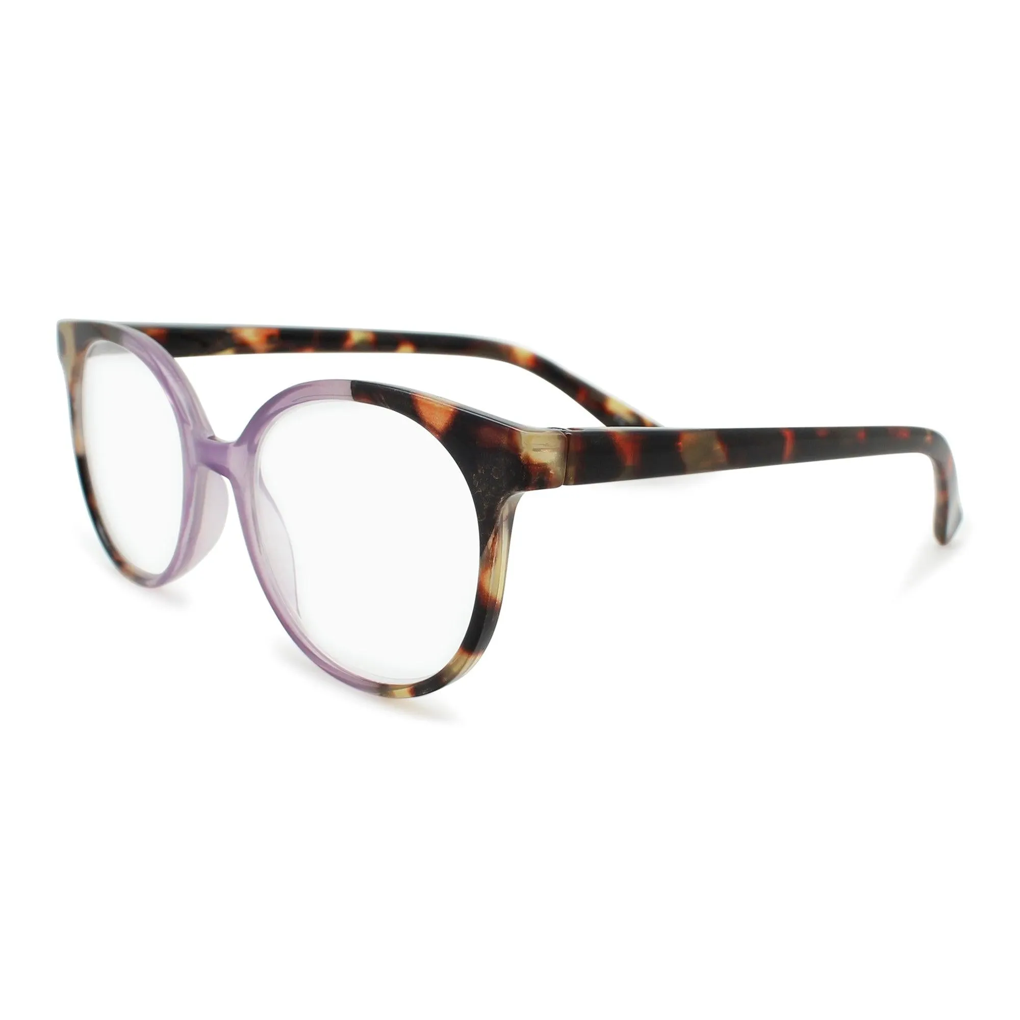 Retro Oversized Round Reading Glasses for Women R-731