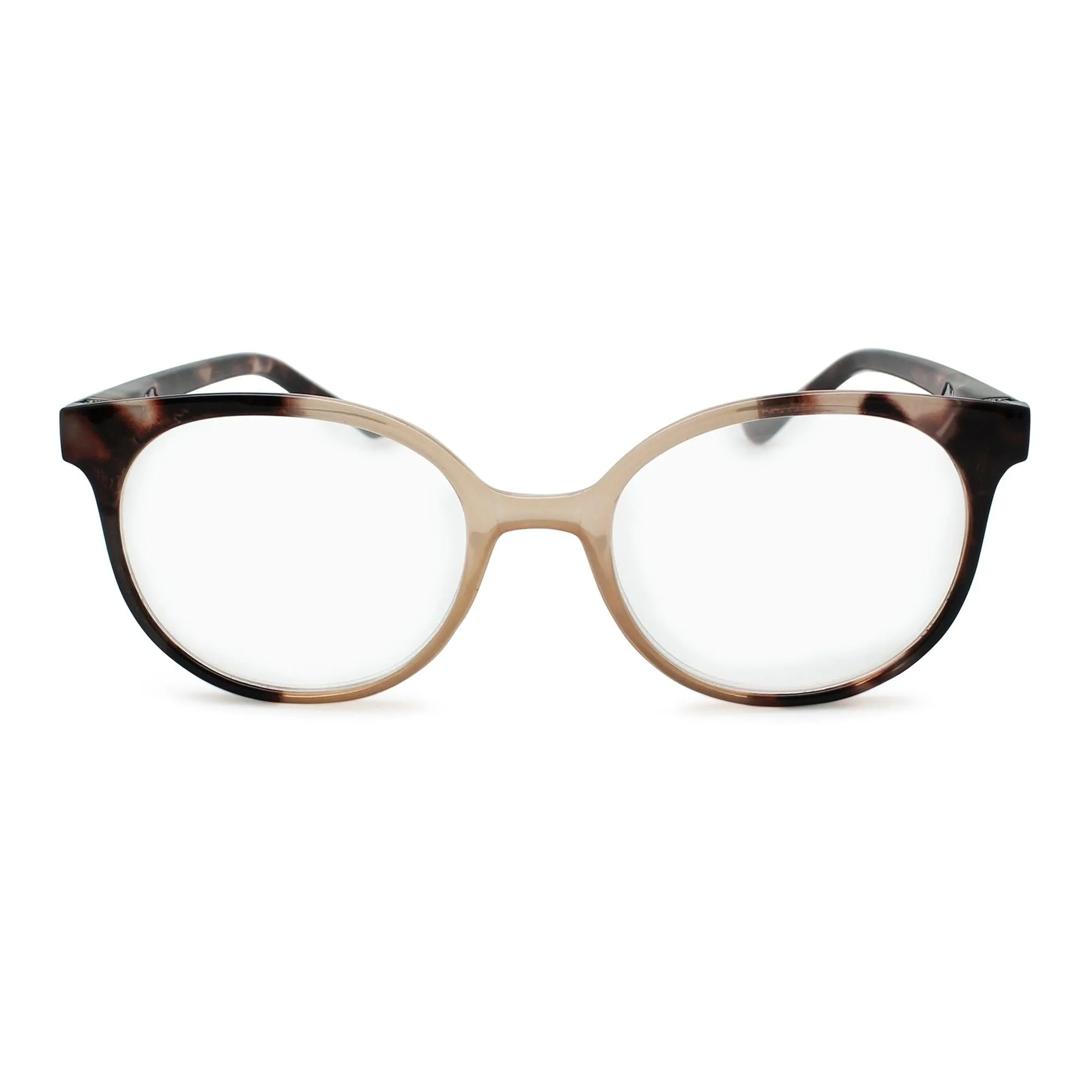 Retro Oversized Round Reading Glasses for Women R-731