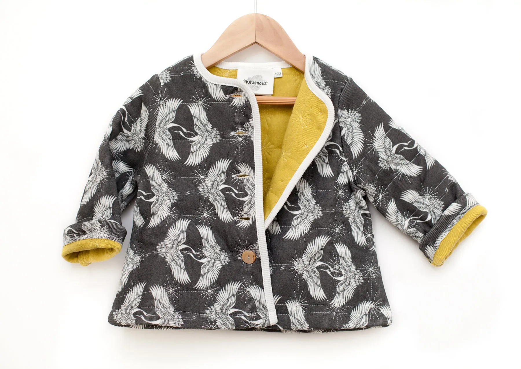Roma Quilted Jacket, Cranes