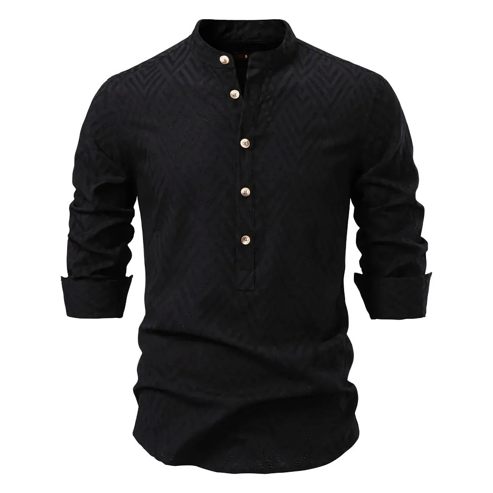 Rowan Cotton Henley Shirt