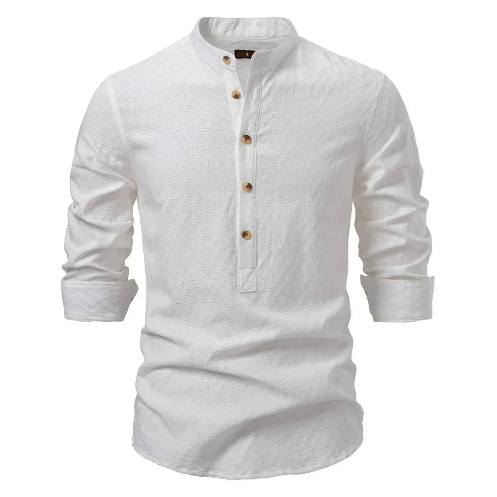 Rowan Cotton Henley Shirt