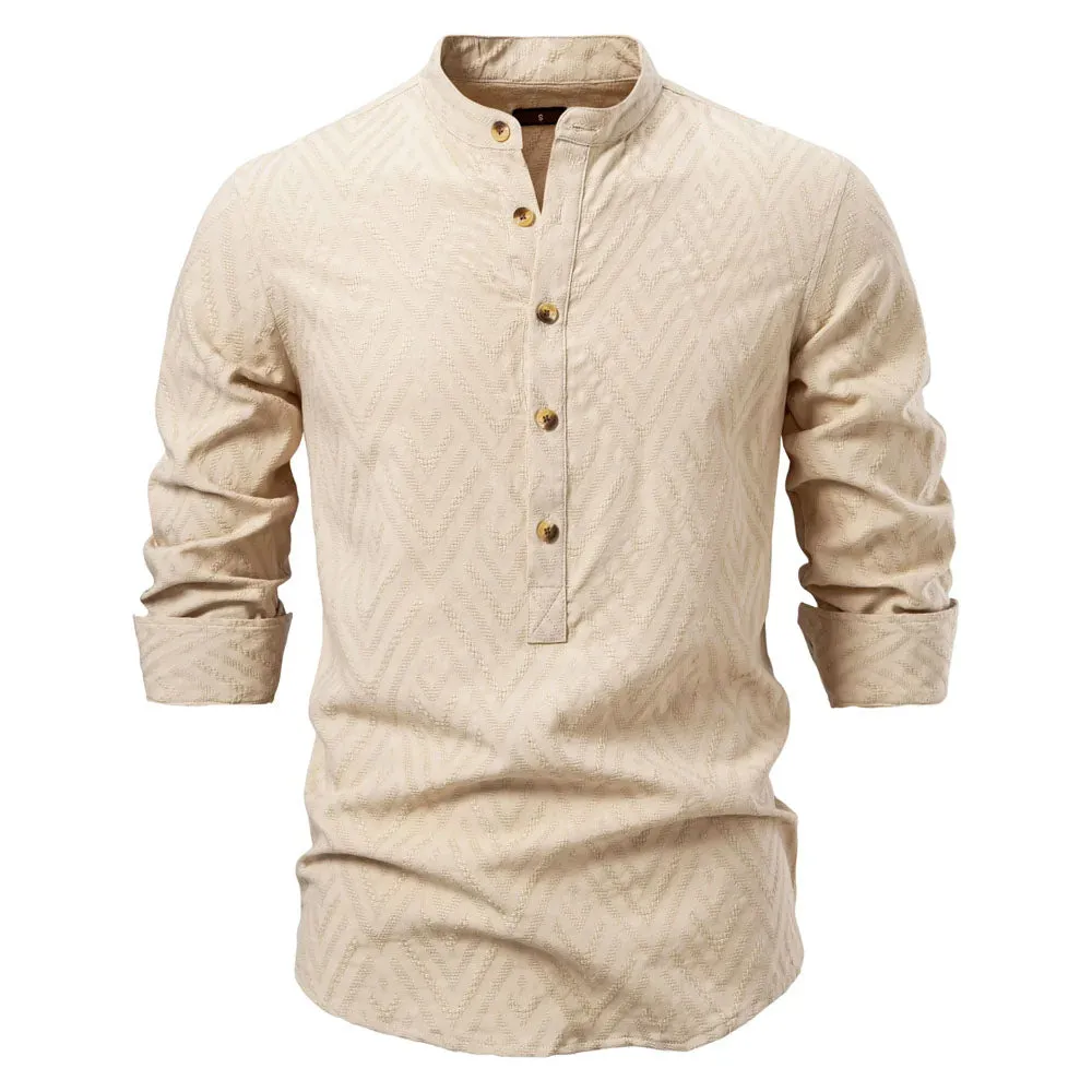 Rowan Cotton Henley Shirt