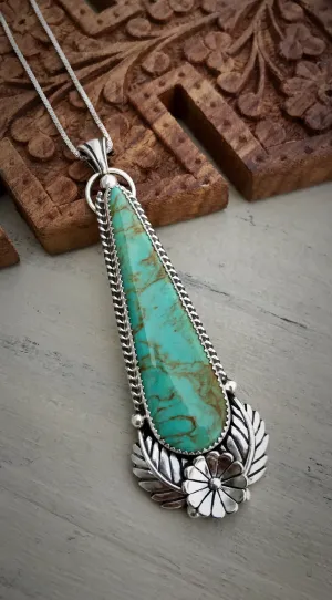 Royston Turquoise Vintage Inspired Pendant