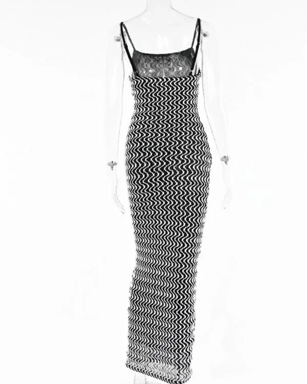 Ruffle Maxikleid Alicia