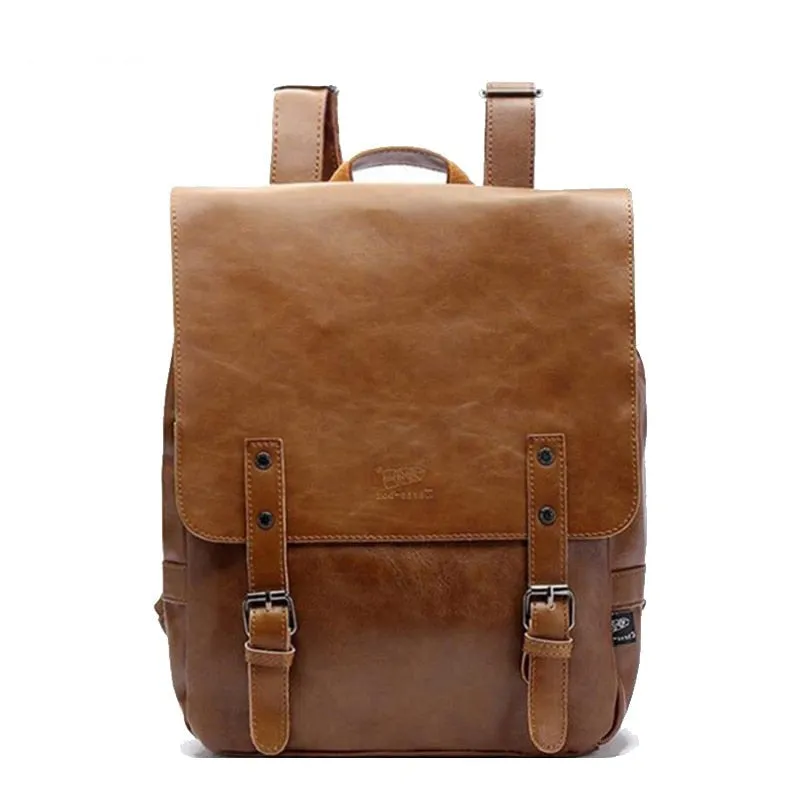 Sac A Dos En Cuir Vintage