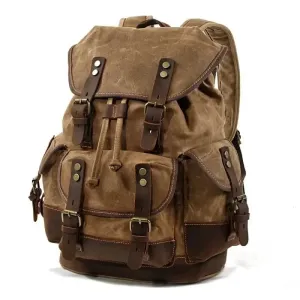Sac à Dos Vintage moto - Retro marron