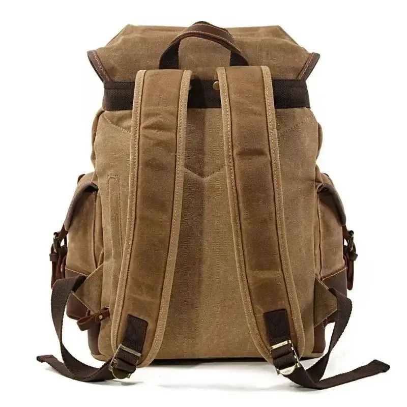 Sac à Dos Vintage moto - Retro marron