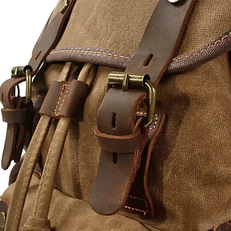 Sac à Dos Vintage moto - Retro marron