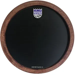 Sacramento Kings: Chalkboard "Faux" Barrel Top Sign
