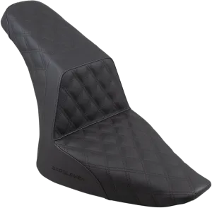 Saddlemen 812-26-175 LS Step-Up Seat - Black Full Diamond