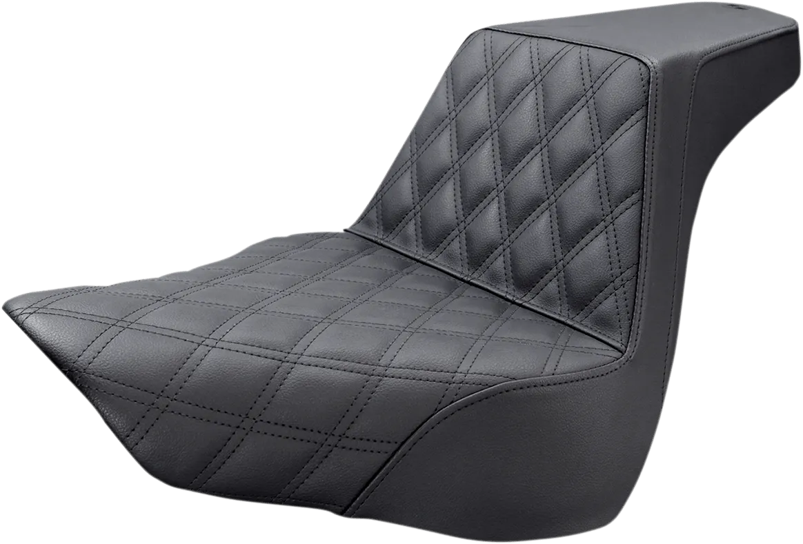 Saddlemen 812-26-175 LS Step-Up Seat - Black Full Diamond