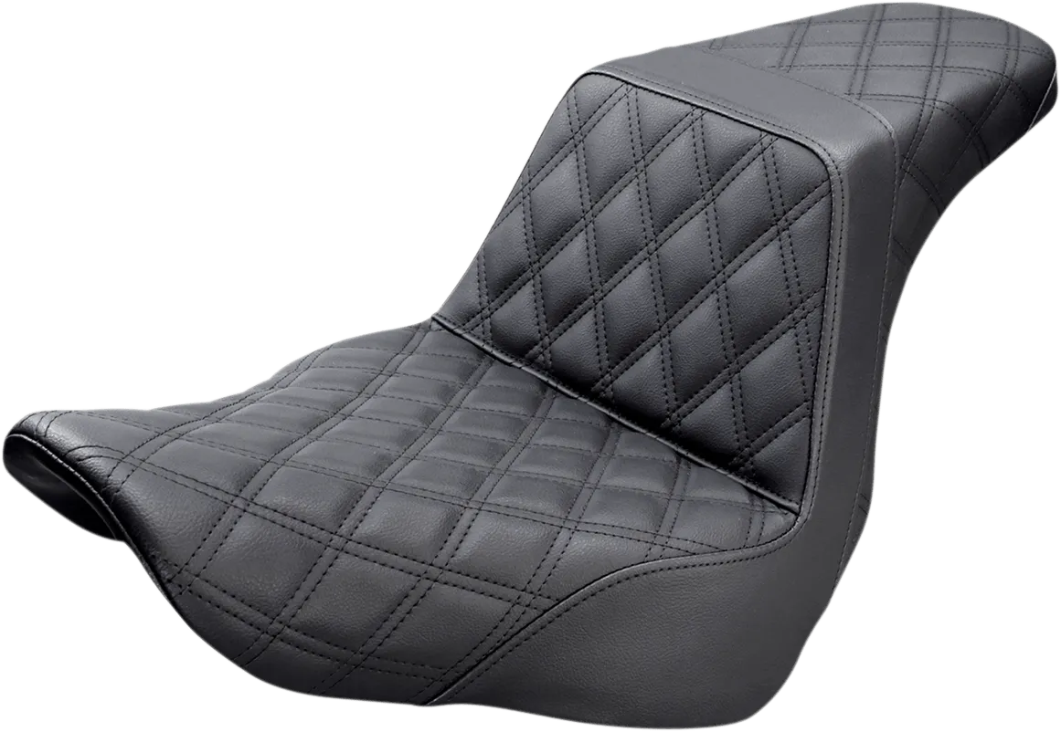 Saddlemen 818-29-175 LS Step-Up Seat - Black Full Diamond